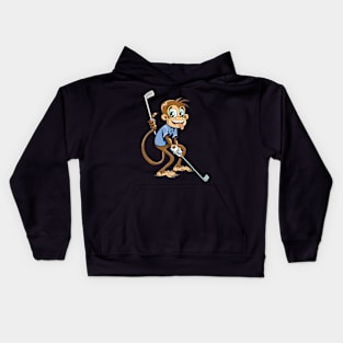 monkey design Kids Hoodie